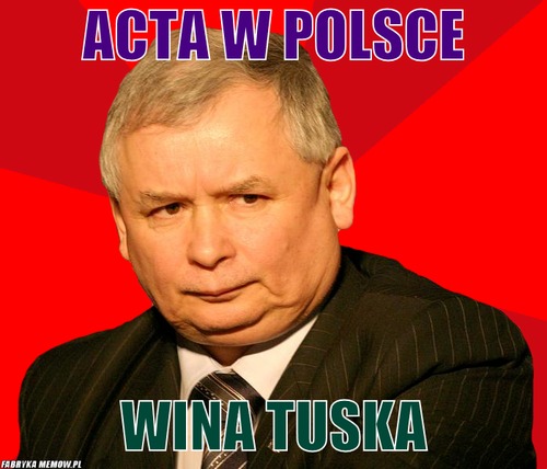 ACTA w Polsce – ACTA w Polsce Wina tuska