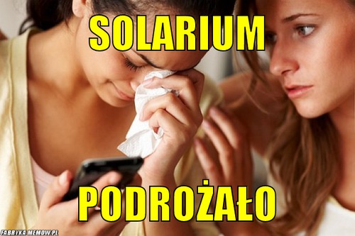 Solarium – solarium podrożało