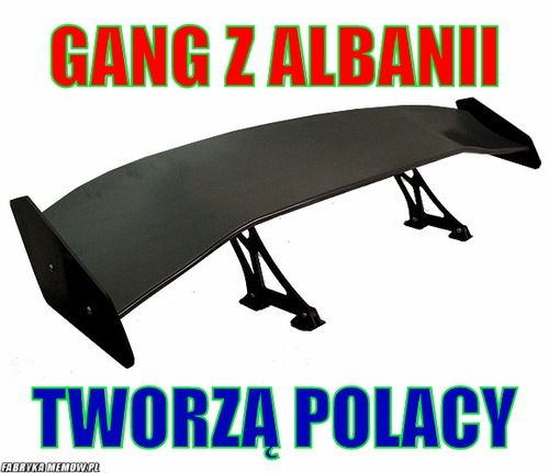 Gang z albanii – Gang z albanii tworzą polacy