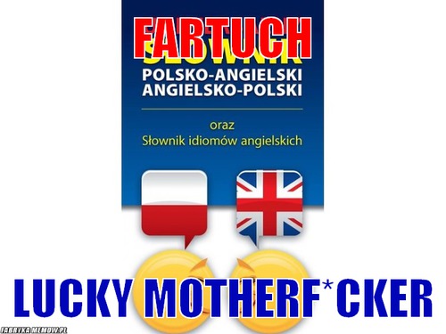 Fartuch – Fartuch Lucky Motherf*cker