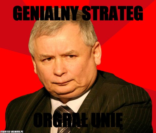 Genialny strateg – Genialny strateg orgrał unię