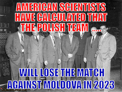 American scientists have calculated that the Polish team  ..... – American scientists have calculated that the Polish team  .....  Will lose the match against Moldova in 2023