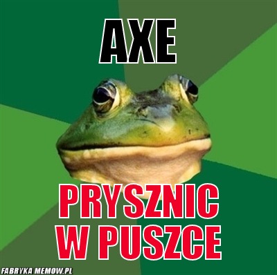 Axe – axe prysznic w puszce