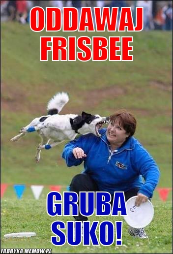 Oddawaj Frisbee – Oddawaj Frisbee gruba suko!