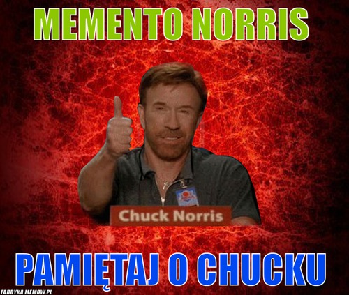 Memento Norris – Memento Norris Pamiętaj o Chucku