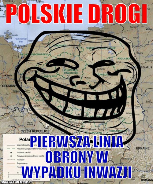Polskie drogi – Polskie drogi Pierwsza linia obrony w wypadku inwazji