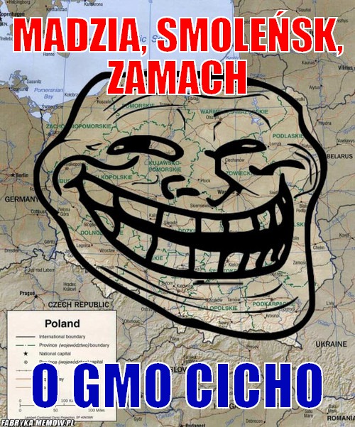 Madzia, Smoleńsk, zamach – Madzia, Smoleńsk, zamach o gmo cicho