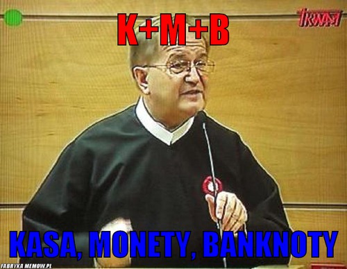 K+m+b – k+m+b kasa, monety, banknoty
