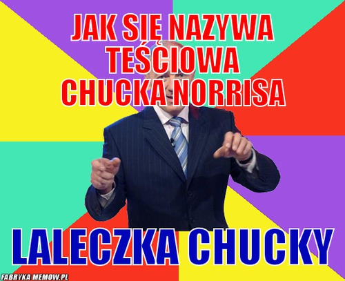 Jak się nazywa teściowa Chucka Norrisa – Jak się nazywa teściowa Chucka Norrisa Laleczka Chucky