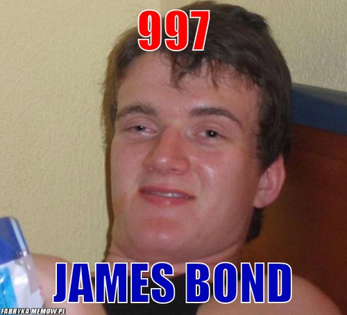 997 – 997 james bond