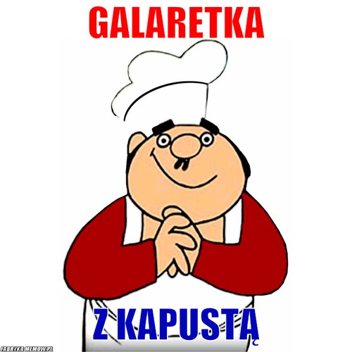 Galaretka – Galaretka z kapustą