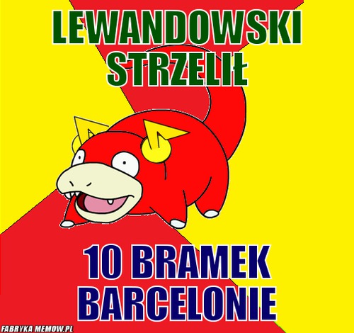 Lewandowski strzelił – Lewandowski strzelił 10 Bramek barcelonie