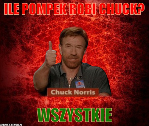 Ile pompek robi Chuck? – Ile pompek robi Chuck? Wszystkie
