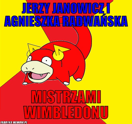 Jerzy Janowicz i Agnieszka Radwańska – Jerzy Janowicz i Agnieszka Radwańska mistrzami wimbledonu