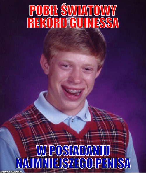 Pobił światowy rekord guinessa – pobił światowy rekord guinessa w posiadaniu najmniejszego penisa