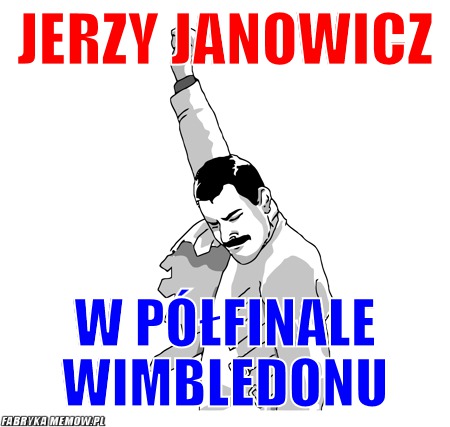Jerzy Janowicz – Jerzy Janowicz w półfinale Wimbledonu