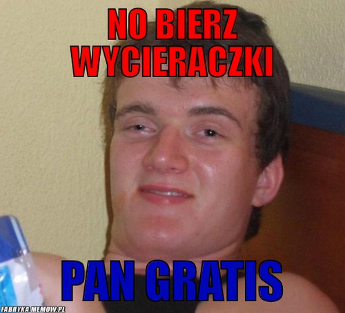 No bierz Wycieraczki – No bierz Wycieraczki Pan Gratis