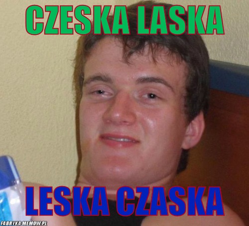 Czeska laska – czeska laska leska czaska