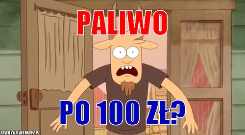 Paliwo – Paliwo po 100 zł?
