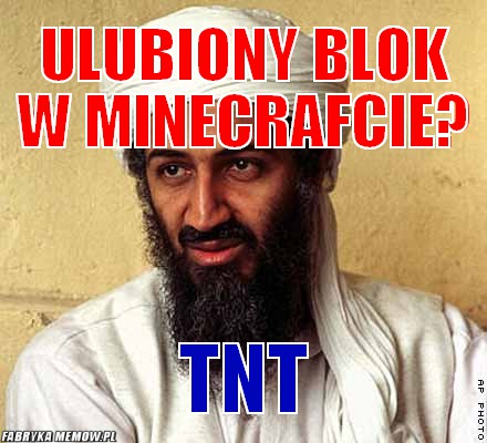 Ulubiony blok w minecrafcie? – Ulubiony blok w minecrafcie? TNT