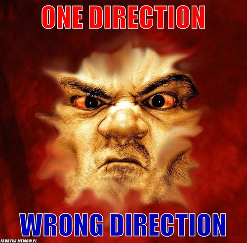 One direction – one direction wrong direction