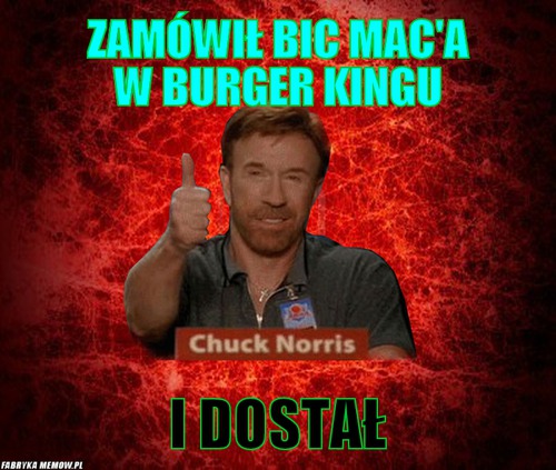 Zamówił Bic mac\'a w burger kingu – zamówił Bic mac\'a w burger kingu i dostał