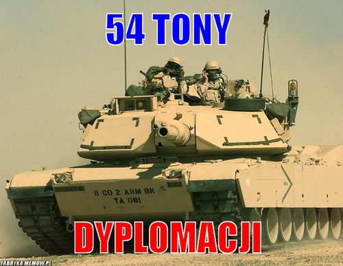 54 tony – 54 tony dyplomacji