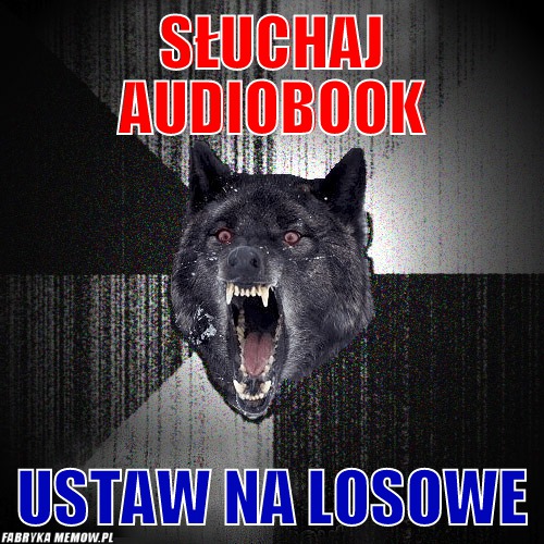 Słuchaj audiobook – słuchaj audiobook ustaw na losowe
