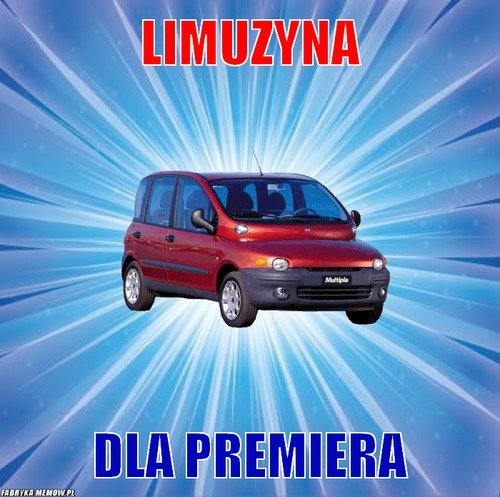 Limuzyna – limuzyna dla premiera