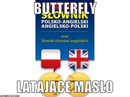 Butterfly – butterfly latające masło