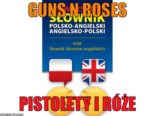 Guns n roses – guns n roses pistolety i róże