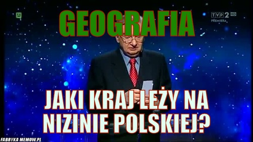Geografia – Geografia jaki kraj leży na nizinie polskiej?