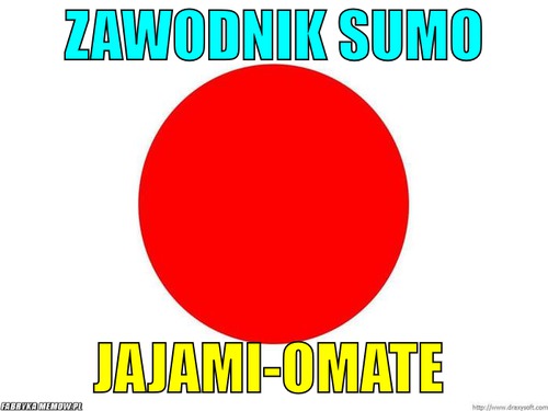 Zawodnik sumo – zawodnik sumo jajami-omate 
