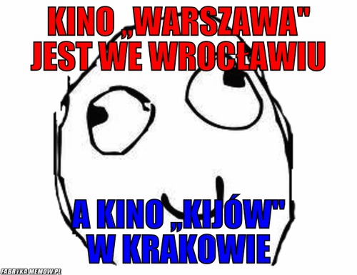 Kino ,,warszawa&#039;&#039; jest we wrocławiu – kino ,,warszawa&#039;&#039; jest we wrocławiu a kino ,,kijów&#039;&#039; w krakowie