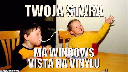 Twoja stara – Twoja stara Ma windows Vista na Vinylu