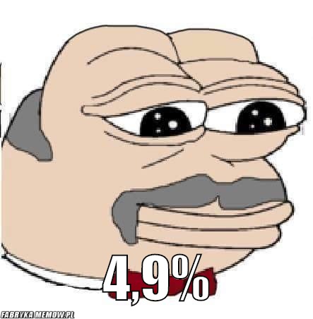  –  4,9%
