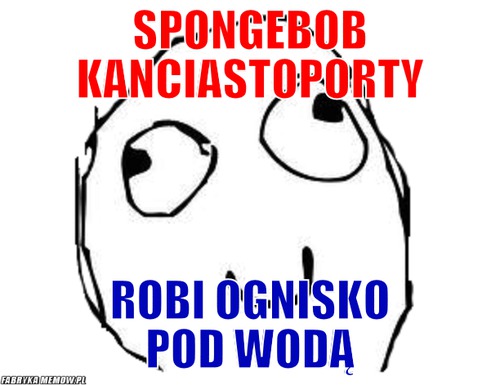 Spongebob Kanciastoporty – Spongebob Kanciastoporty Robi ognisko pod wodą