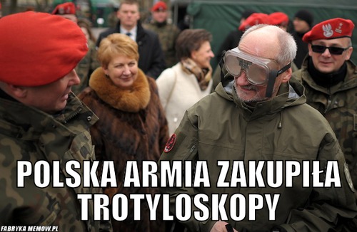  –  polska armia zakupiła trotyloskopy