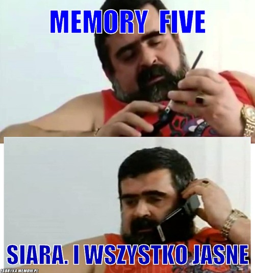 Memory  five – Memory  five Siara. i wszystko jasne