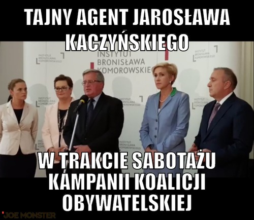Tajny agent jarosława kaczyńskiego – tajny agent jarosława kaczyńskiego w trakcie sabotażu kampanii koalicji obywatelskiej