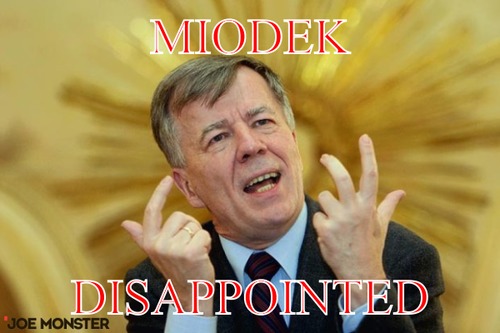 Miodek – Miodek disappointed