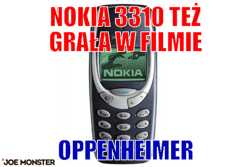 Nokia 3310 też grała w filmie – nokia 3310 też grała w filmie oppenheimer